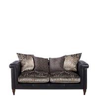 Grosvenor Midi Sofa, Leather and Fabric