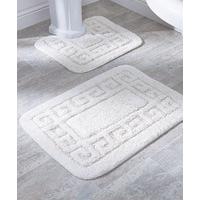 Greek Key 2-Piece mat set