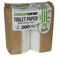 Greencane Paper Toilet Roll - 4 rolls