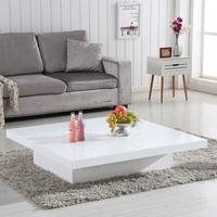 Grande Storage Coffee Table In White High Gloss