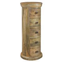 Granary Royale 5 Drawer Oval Chest