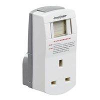 Greenbrook Plug In RCD UK 3 Pin Power Breaker Safety Adaptor