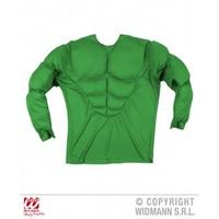 Green Super Muscle Shirt for SFX Halloween Monster Fancy Dress