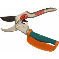 green jem super ratchet secateurs orange