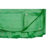 Green Tarpaulin Cover Ground Sheets 3.5M X 3.5M 80 Gsm ( bale of 10 sheets )