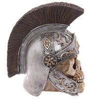 gruesome skull centurion helmet ornament