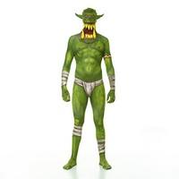 Green Orc Jaw Dropper Morphsuit Monster Fancy Dress Costume - size Xlarge - 5\