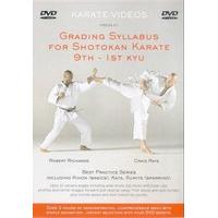 grading syllabus for shotokan karate 9th to 1st kyu dvd