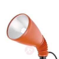 Ground spotlight FLEXO for outdoors, red