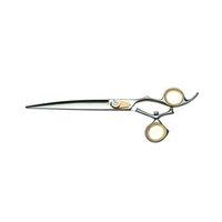 groom professional mi style swivel thumb hitachi steel curved scissor
