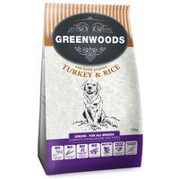 greenwoods senior turkey rice economy pack 2 x 12kg