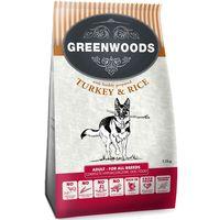 Greenwoods Dry Dog Food Economy Packs 2 x 12kg - Senior  Turkey & Rice