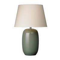 Green Crackle Glaze Table Lamp