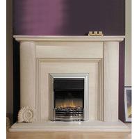 grand tamariz limestone fireplace