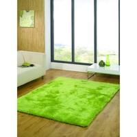 green shag area rug alglers 120x170