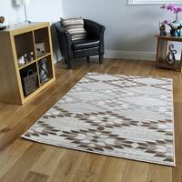 grey trellis modern rug shiraz 80x150cm