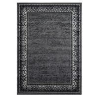 Grey Border Traditional Living Room Rugs - 120cm x 170cm (4ft x 5ft 6\
