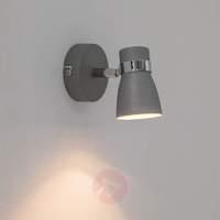 Grey Arjen LED wall light, GU10