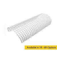 Greenbrook White Wire Rounded Tubular Heater Guard Protection