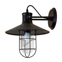 greenhall lighting gracefield wire guarded traditional vintage iron wa ...