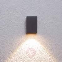 Graphite grey LED outdoor wall light Tavi