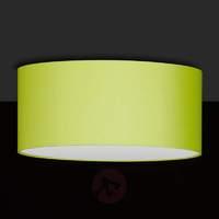 Green lampshade - fabric ceiling light Estadio