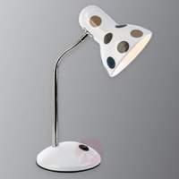 Grey and brown spotted table lamp Pointer
