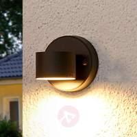 Graphite grey LED outdoor wall lamp Lexi