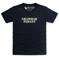 grammar pedant kids t shirt