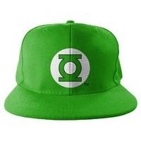 Green Lantern Logo Embroidered Snapback Cap