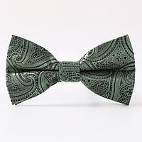 Green Paisley A Formal Butterfly Bow Tie