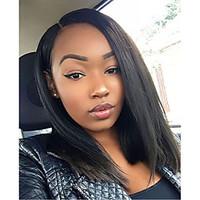 Grade 9A Peruvian Virgin Hair Bob Lace Wigs Straight Full Lace Human Hair Wigs Short Virgin Hair Bob Wig for Black Woman