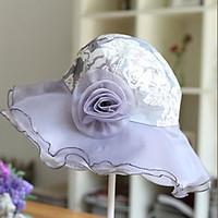 Gray Gorgeous Organza With Sequin Wedding/ Partying/ Honeymoon Hat