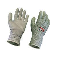 Grey PU Coated, Cut 5 Liner Gloves - Large