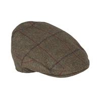 Green Balmoral Tweed Cap