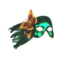 Green Garden Butterfly Mask