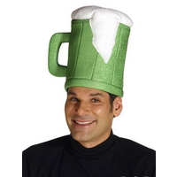 Green Beer Mug Hat