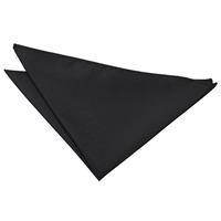 Greek Key Black Handkerchief / Pocket Square