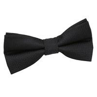 greek key black mens bow tie