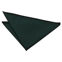 greek key dark green handkerchief pocket square