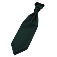 Greek Key Dark Green Scrunchie Cravat