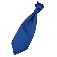 greek key royal blue scrunchie cravat