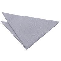 Greek Key Silver Handkerchief / Pocket Square