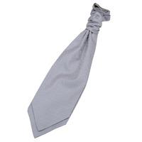 Greek Key Silver Scrunchie Cravat