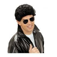 Greaser Black Wig For Hair Accessory Fancy Dress