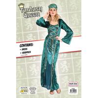 Green Ladies Fantasy Queen Costume