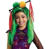 Green Girls Monster High Jinafire Long Wig