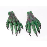 Green Monster Alien Hands