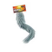 Grey Fluffy Animal Cat Tail