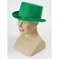 green carnival party top hat